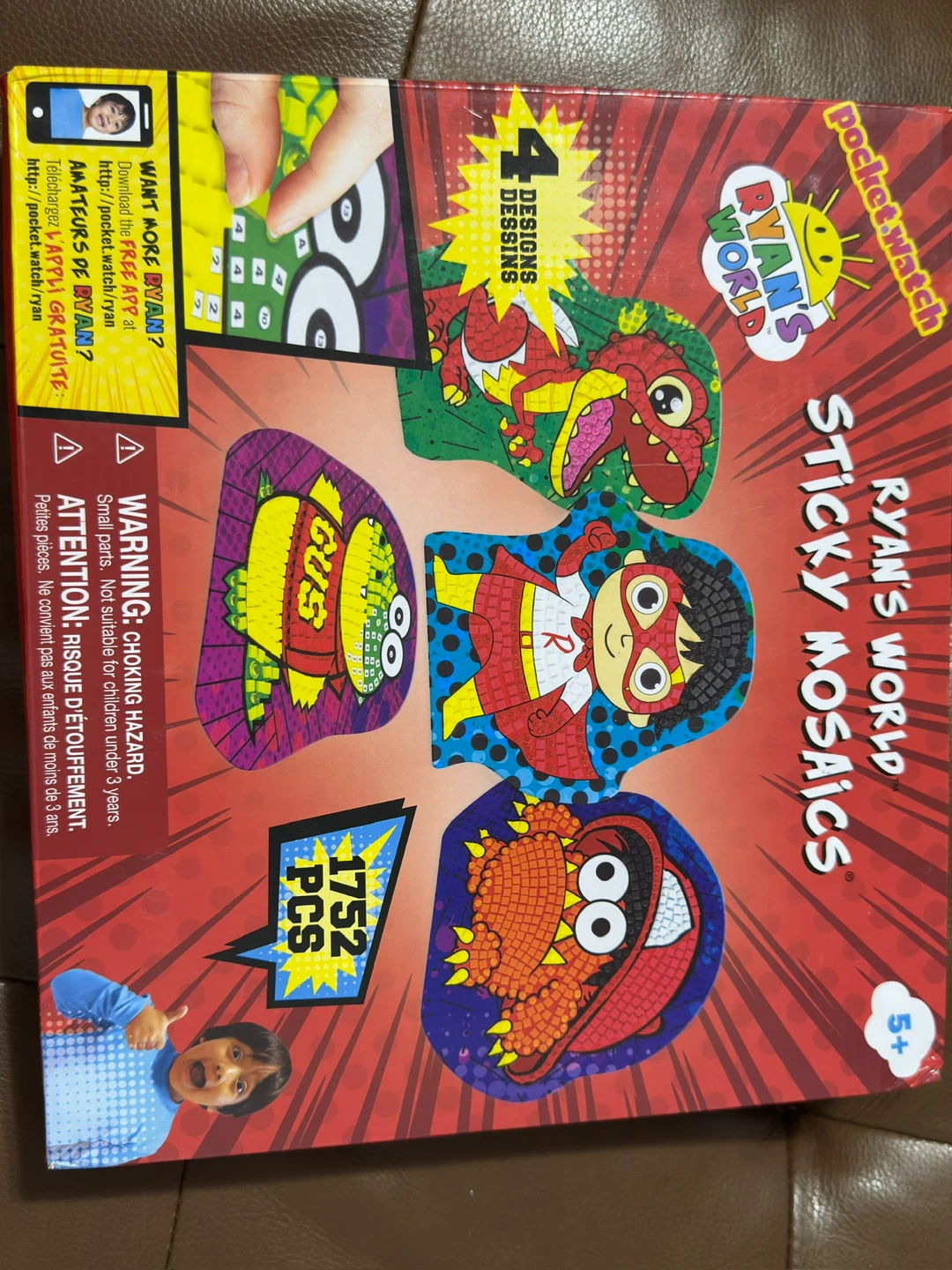 Ryan's World Sticky Mosaics Craft Kit - 1752 Pieces - photo 3