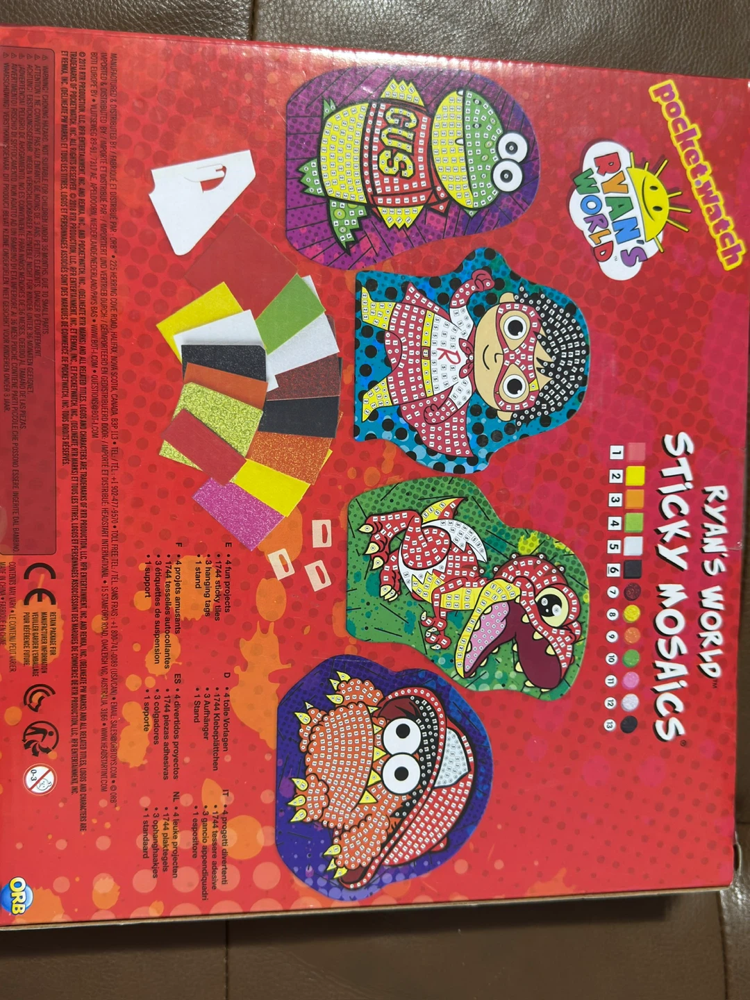 Ryan's World Sticky Mosaics Craft Kit - 1752 Pieces - photo 2