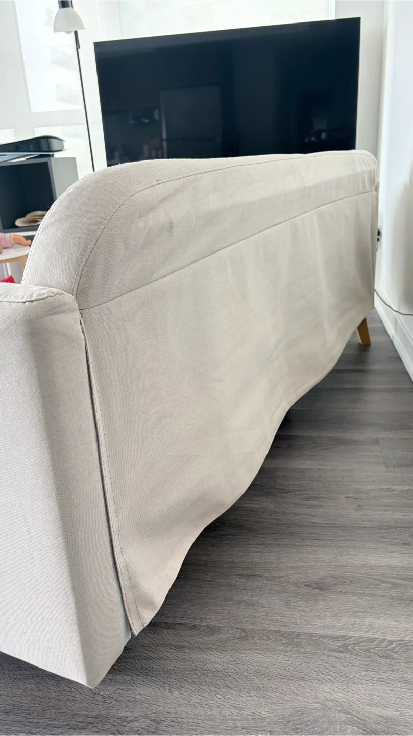 IKEA beige couch - photo 2