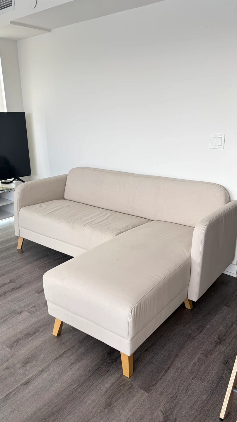 IKEA beige couch