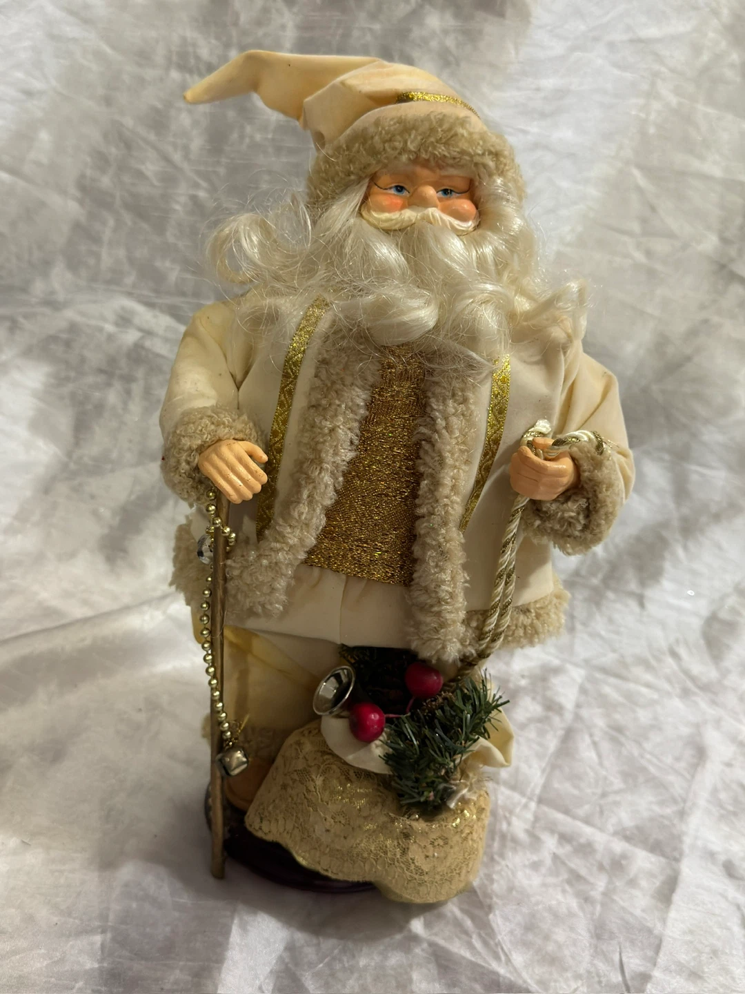 Santa Claus Doll with Bag and Bell - photo 3