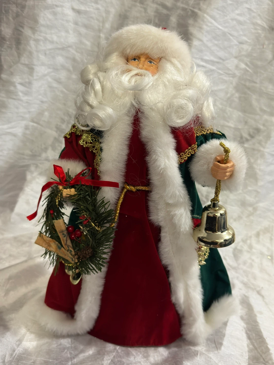 Santa Claus Doll with Bag and Bell