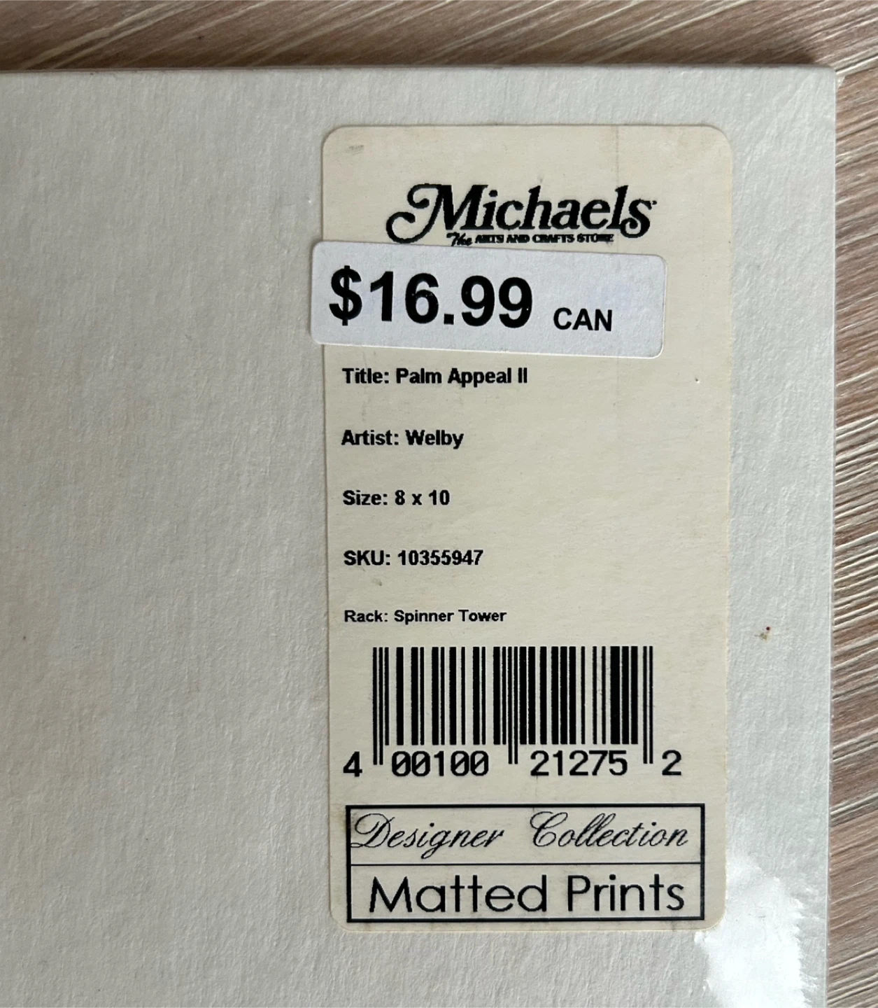 Michaels Matted Print - Palm Appeal II - 8x10 - photo 2