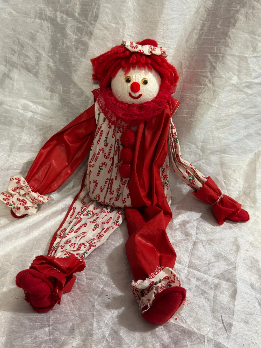 Handmade Fabric Clown Doll - photo 2