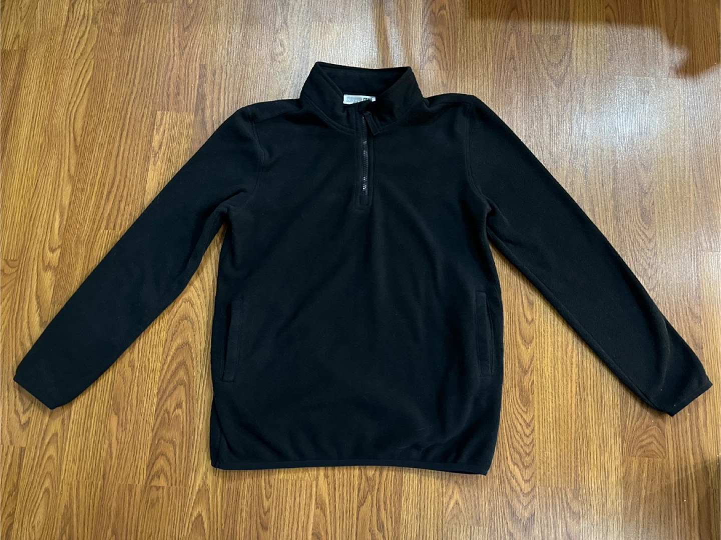 Survival Gear boys large 12-14 quarter zip fleece sweater, black