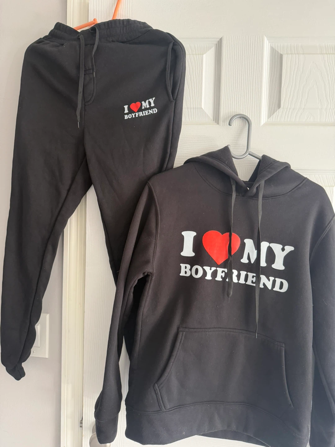 “I Love My Boyfriend" Hoodie and Jogger Set