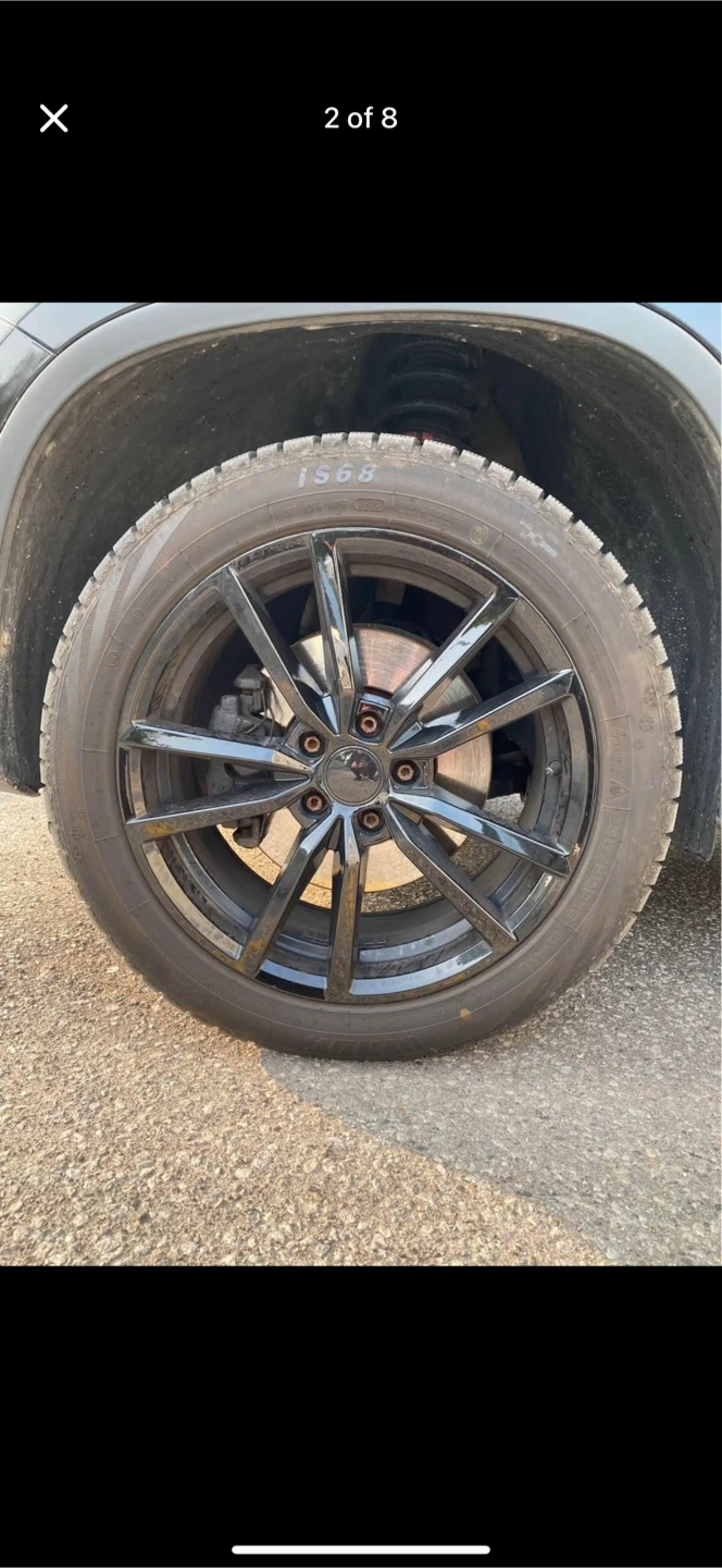 Black Alloy Rims with Tires - 18 Inch - photo 2