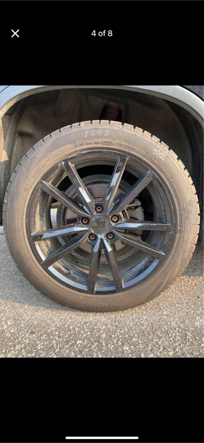 Black Alloy Rims with Tires - 18 Inch - photo 4