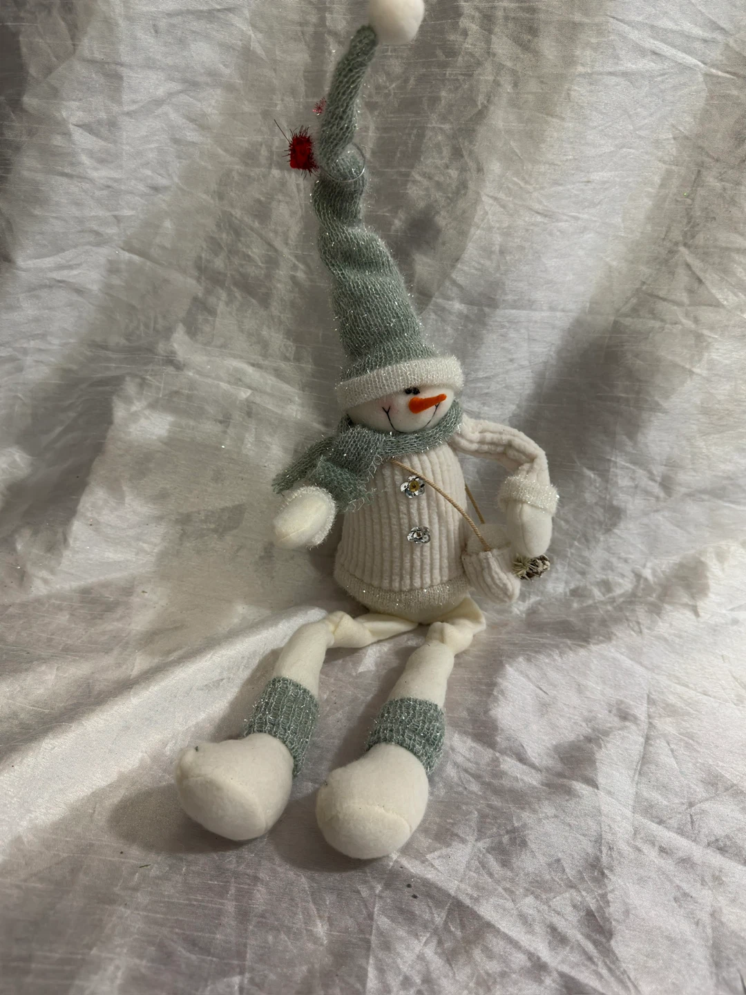 Plush Snowman Christmas Decoration - photo 2