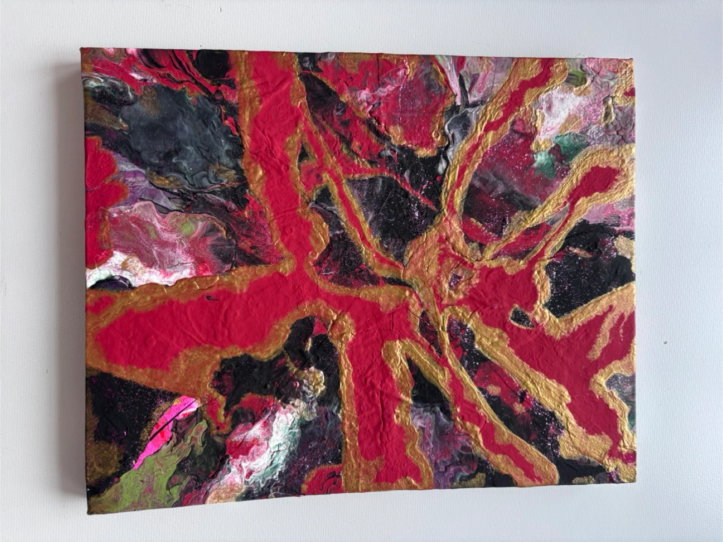 Abstract Pour Painting - photo 2