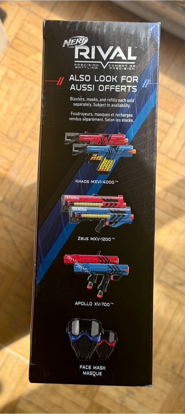 Nerf Rival Blaster Atlas XVI-1200 Blastser ( Red or Blue) - photo 3