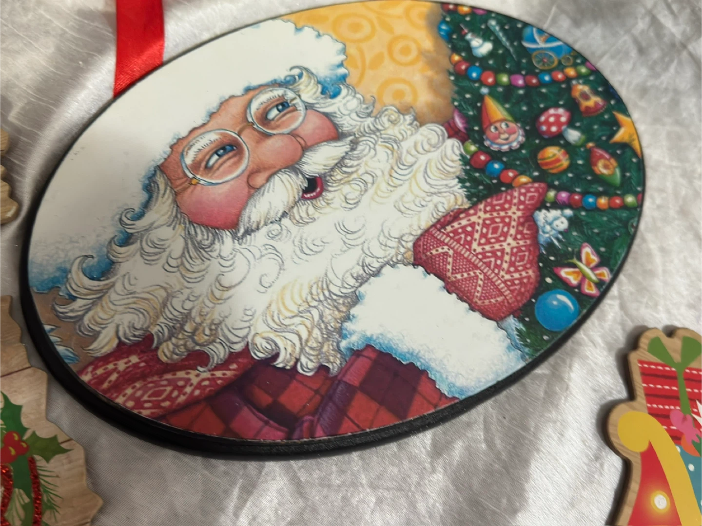 Christmas Decorations - Santa, Sleigh, and Word Banners - photo 3