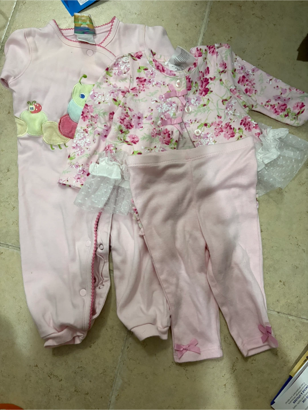 Baby Girl Clothes and Accessories Bundle