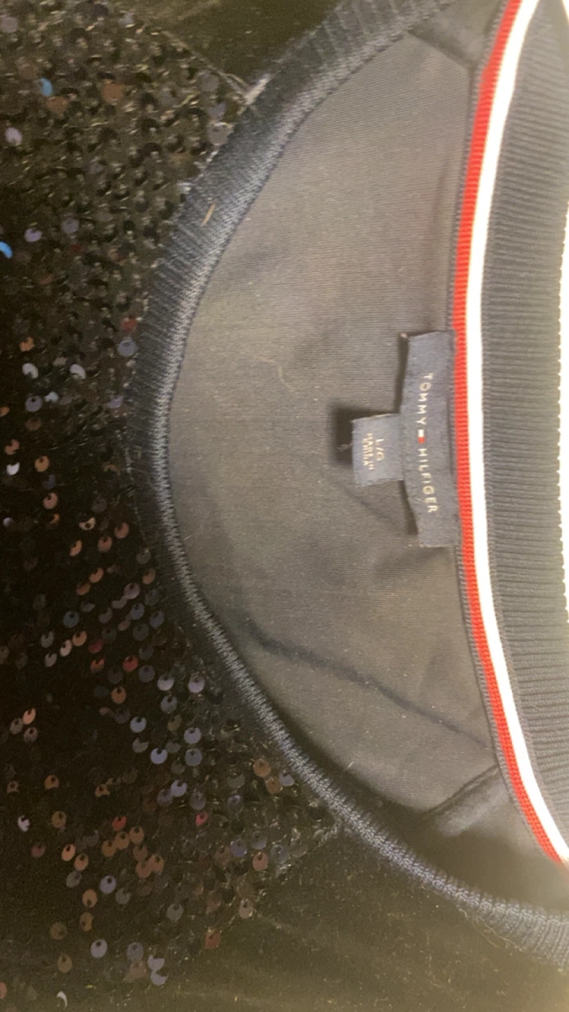 Tommy Hilfiger Sequin Velvet Long Sleeve Top - photo 2