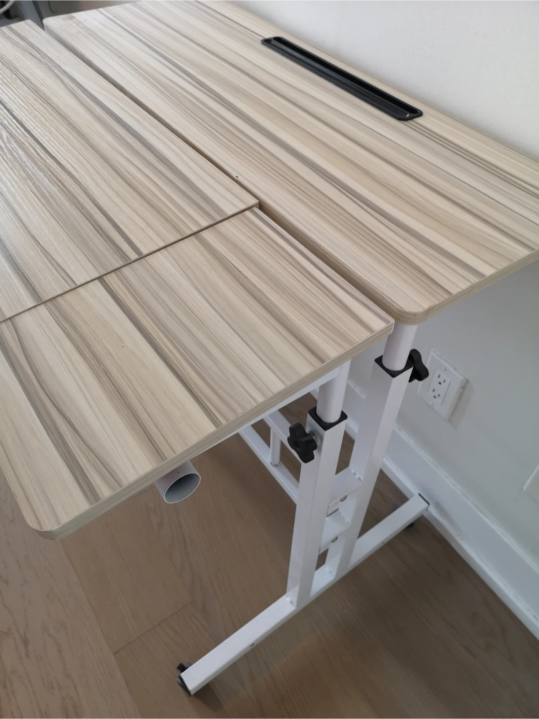 SALES! Height Adjustable Rolling Laptop Desk on wheels sit stand - photo 4