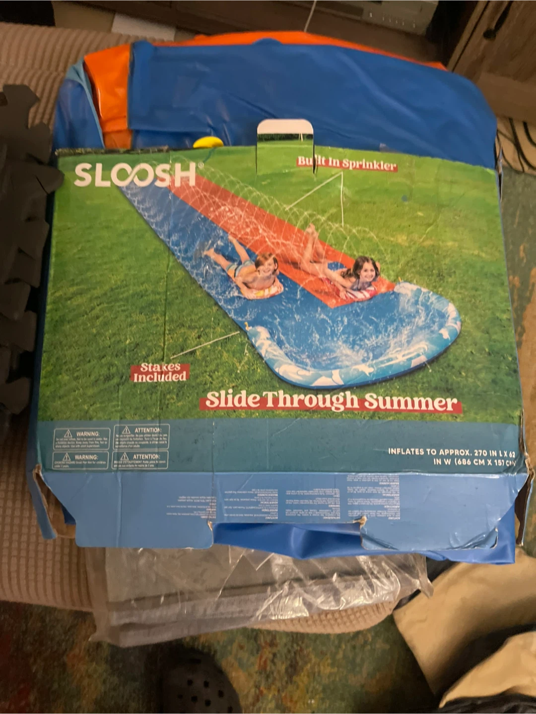 SLOOSH Slide Through Summer Water Slide