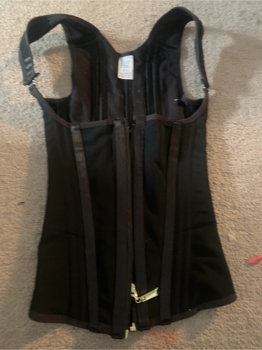 Black Corset Waist Cincher XS