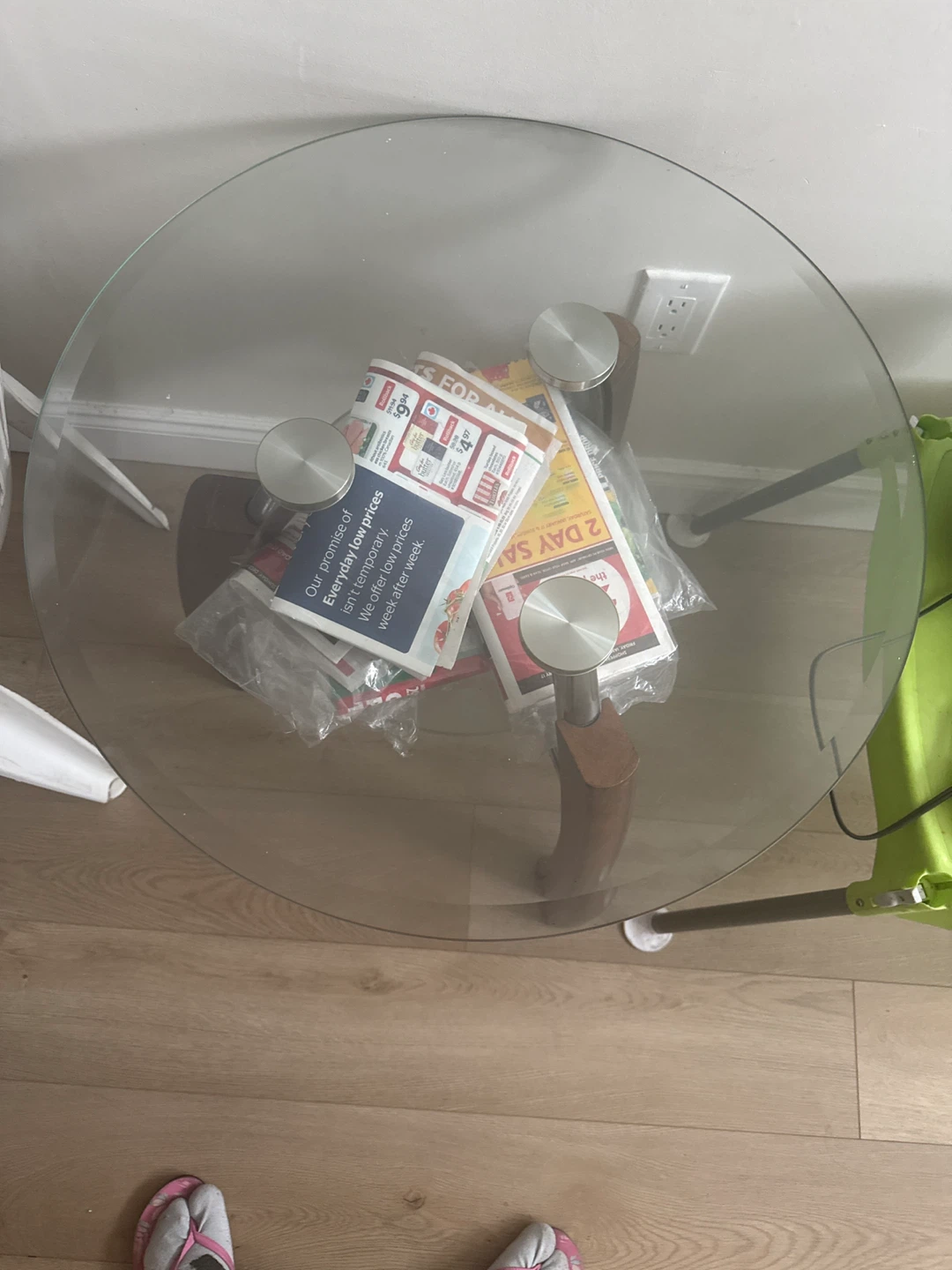 Glass Top Accent Table - photo 2