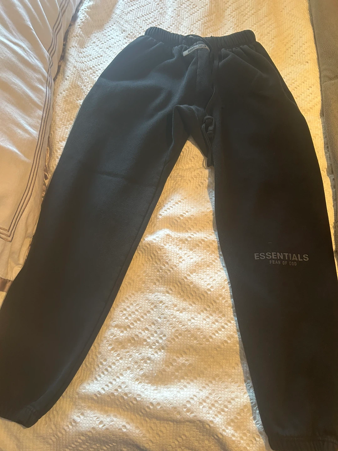Essentials Fear of God Black Sweatpants