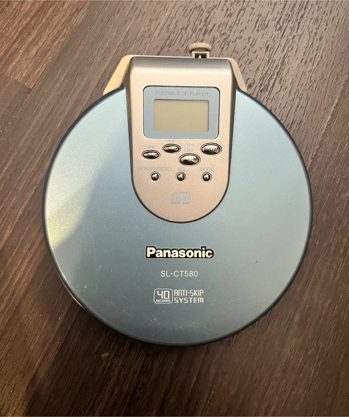 Panasonic SL-CT580 Portable CD Player - Blue