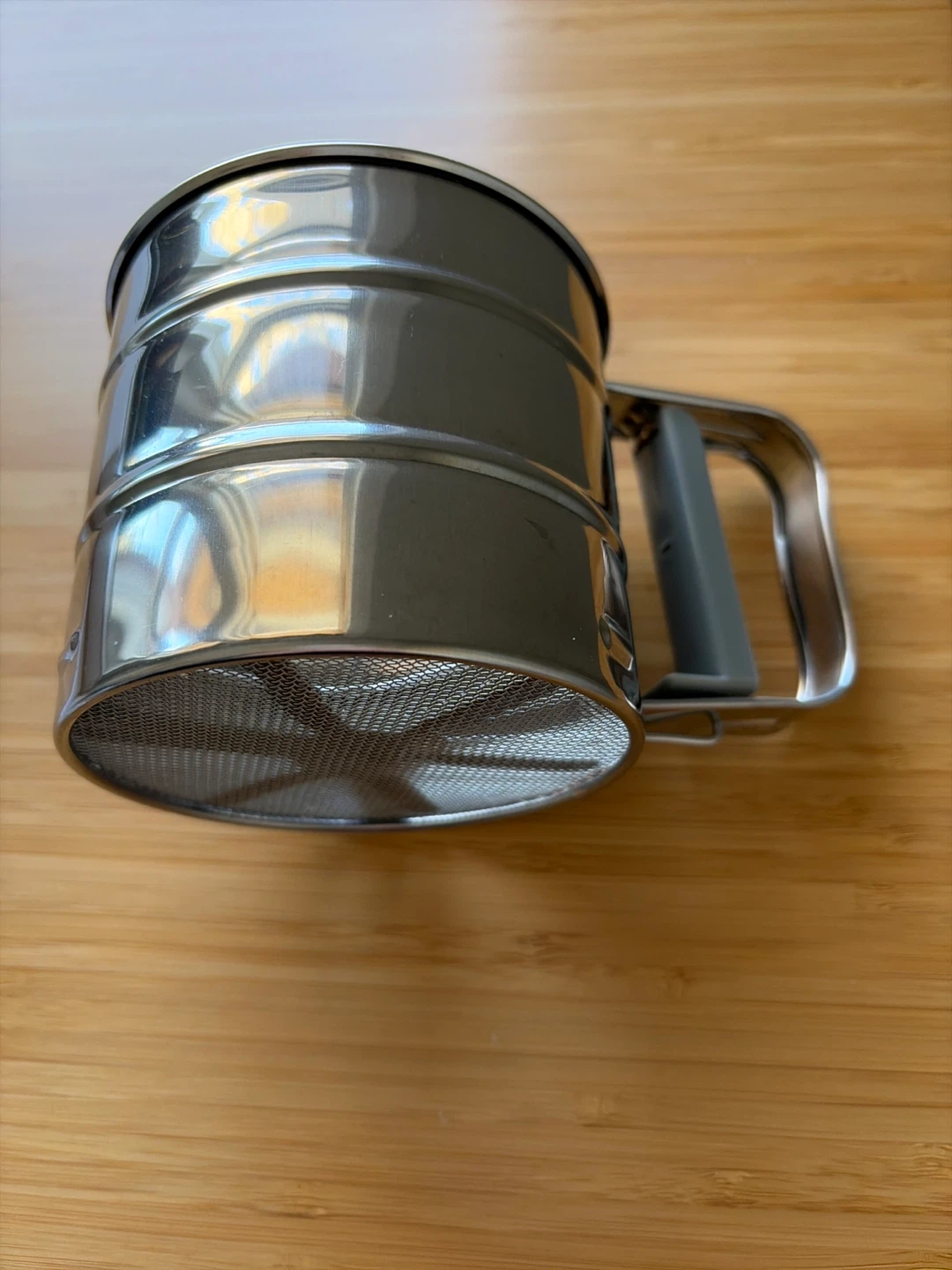 Stainless Steel Flour Sifter with Handle 🏆 - photo 3