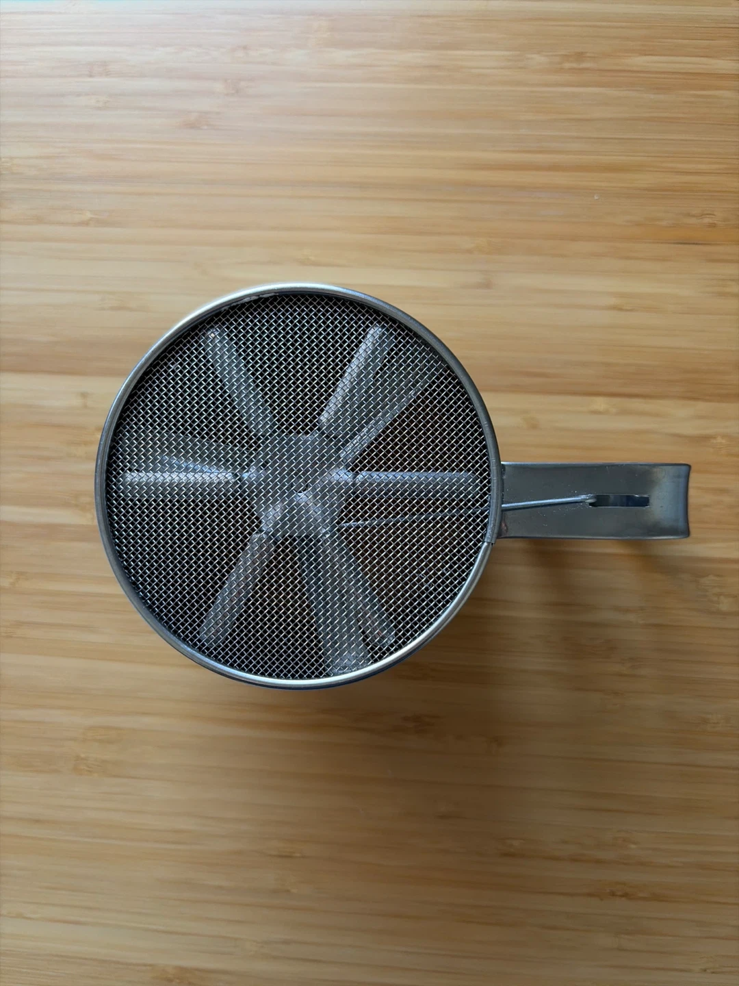 Stainless Steel Flour Sifter with Handle 🏆 - photo 2