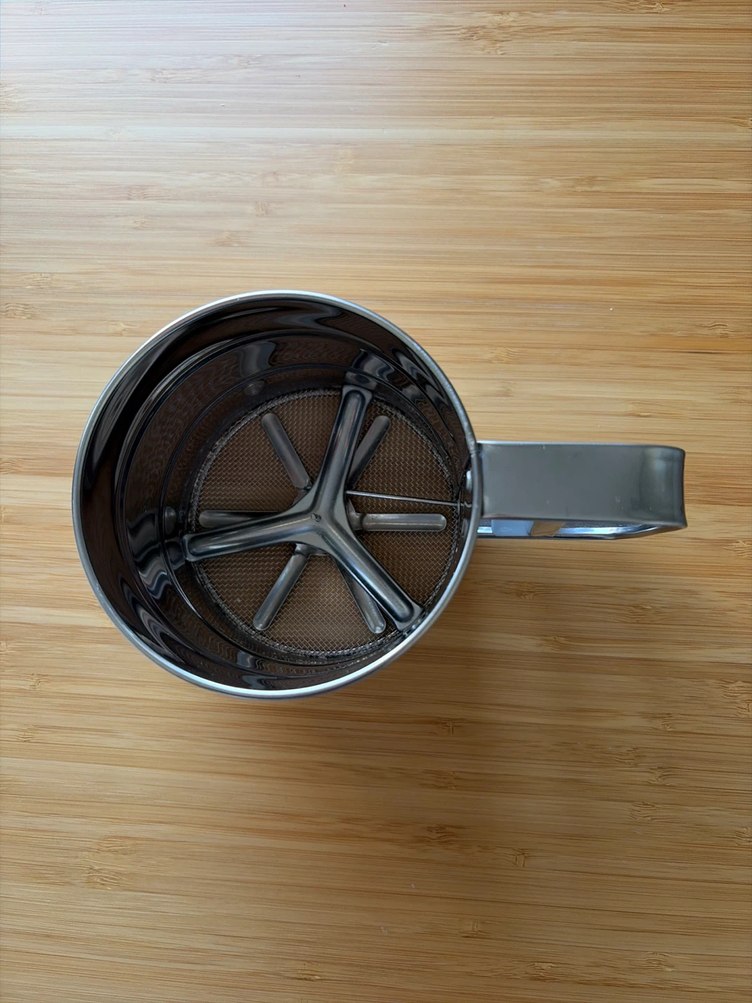 Stainless Steel Flour Sifter with Handle 🏆 - photo 4