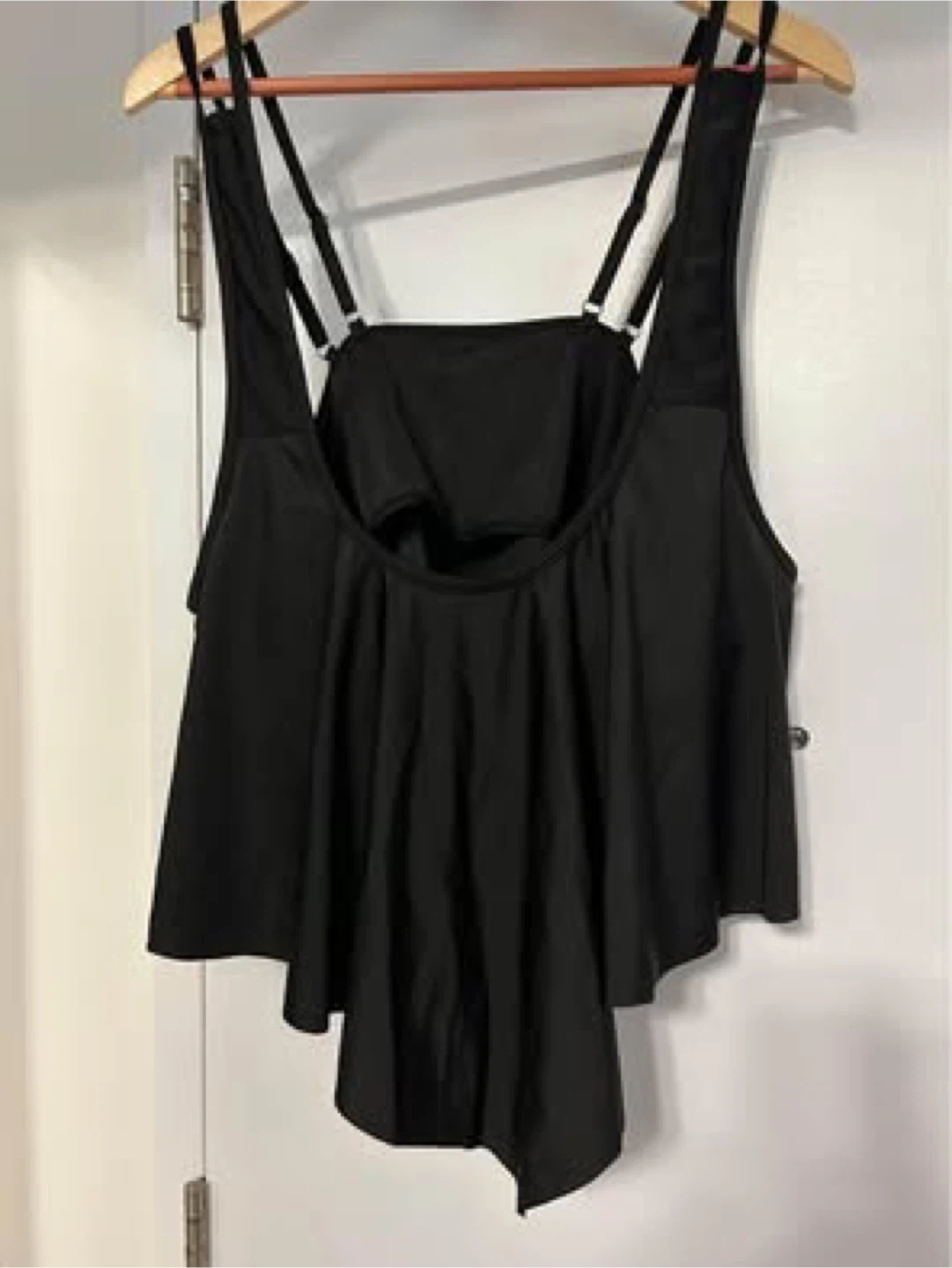 Black Ruffle Swim Top tankini 🏆