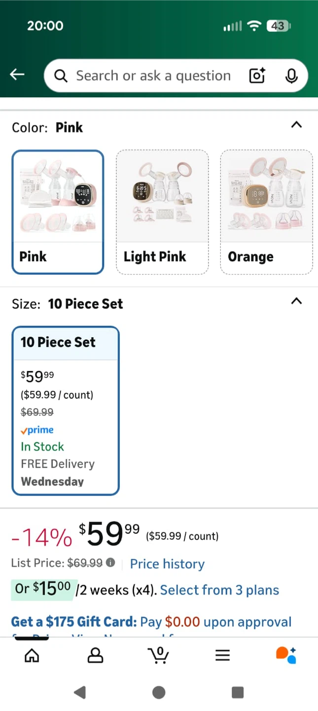 NCVI Electric Double Breast Pump - Pink - photo 3