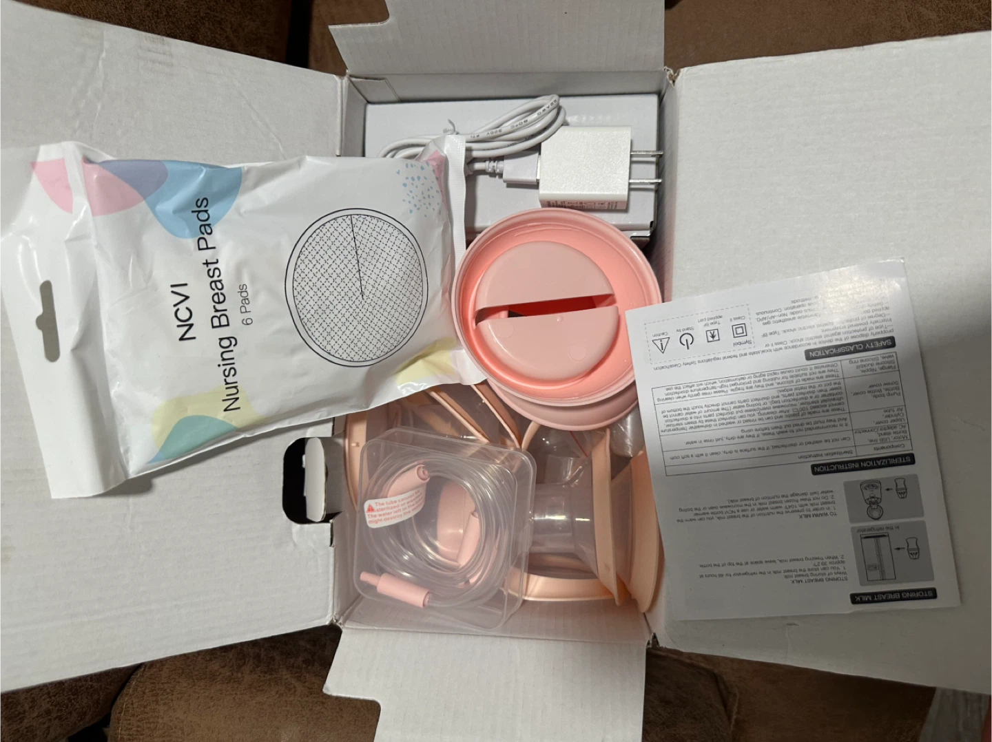 NCVI Electric Double Breast Pump - Pink