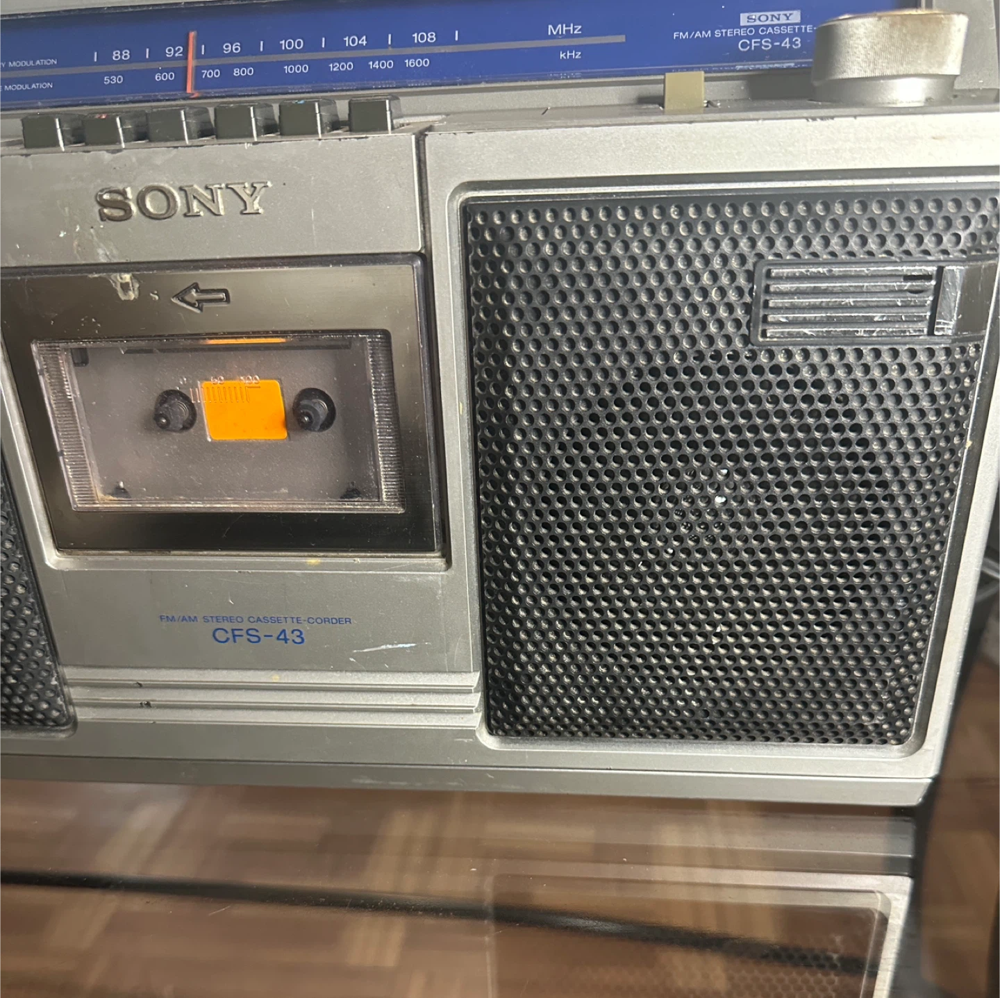 Sony CFS-43 FM/AM Stereo Cassette-Corder Boombox - photo 3
