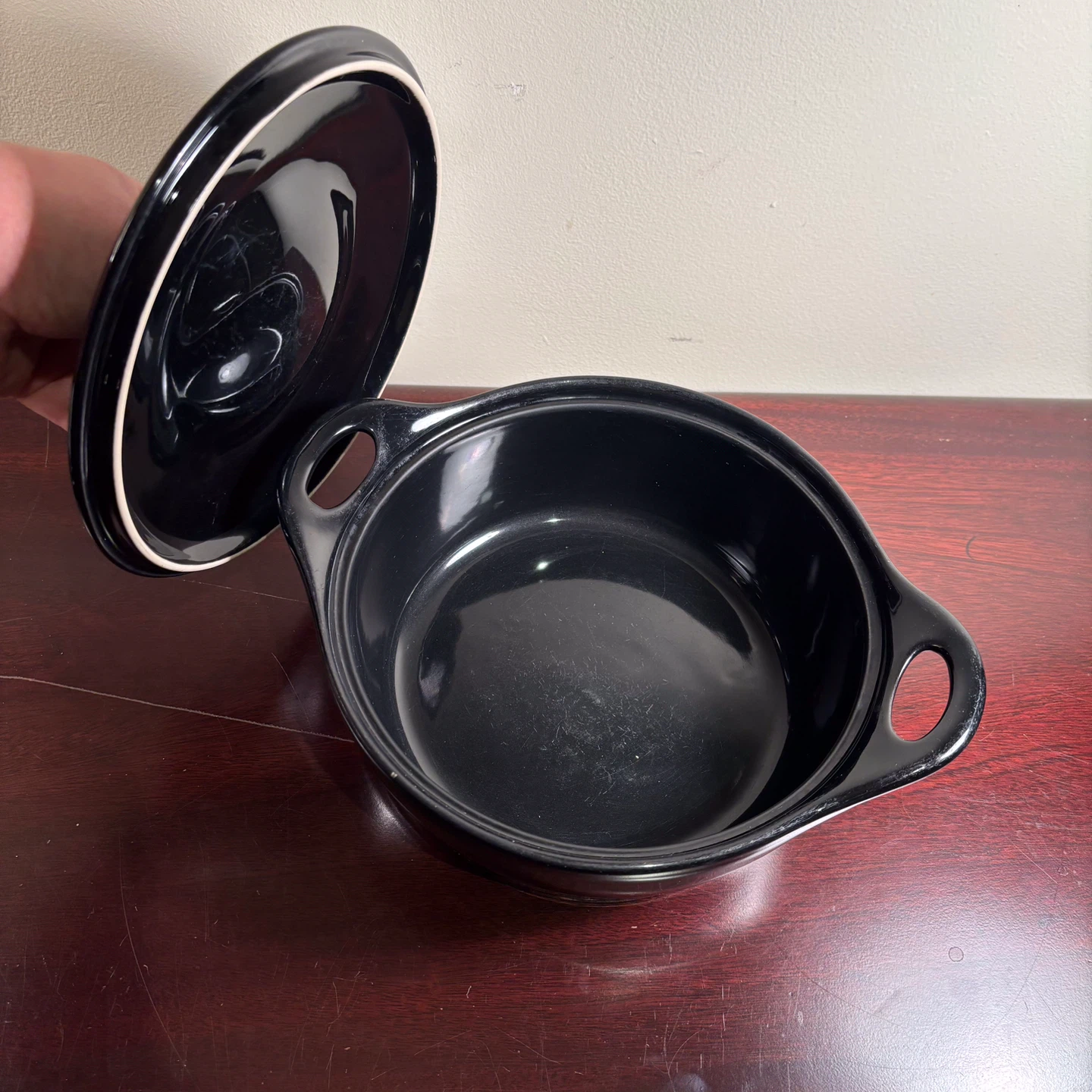 CorningWare Creations Stoneware Oval Dish 1.5 qt Black - photo 2