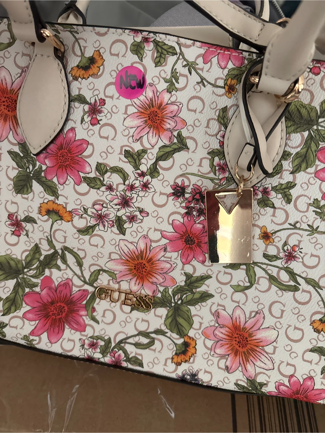 Guess Floral Print Handbag - photo 2