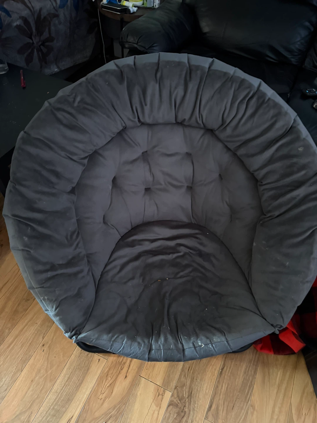 Grey Saucer Chair