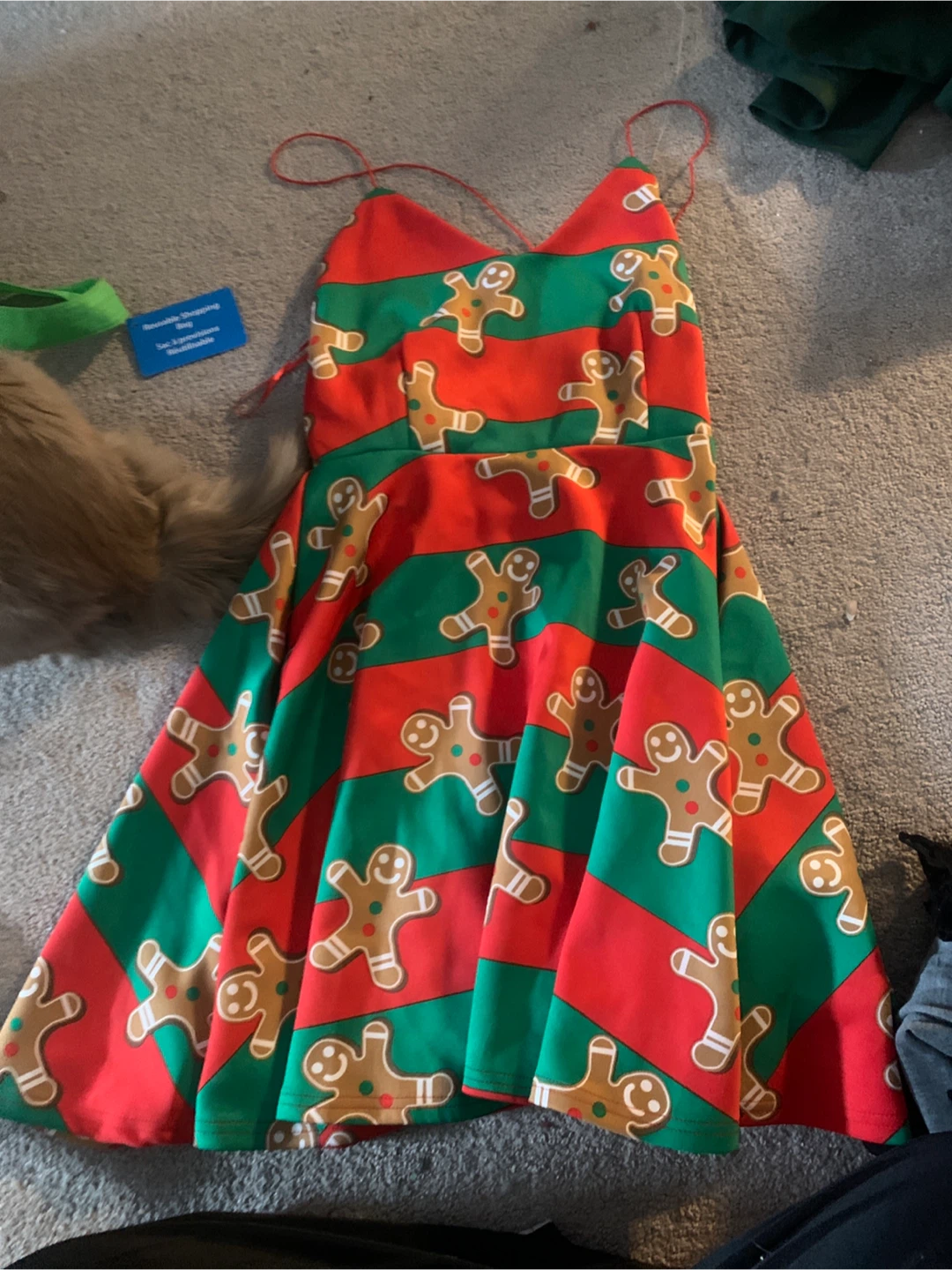 Gingerbread Man Christmas Dress