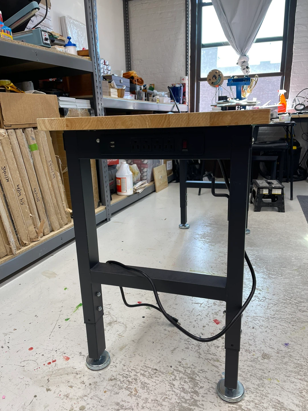 Workbench with Built-in Power Strip and USB Ports - photo 3