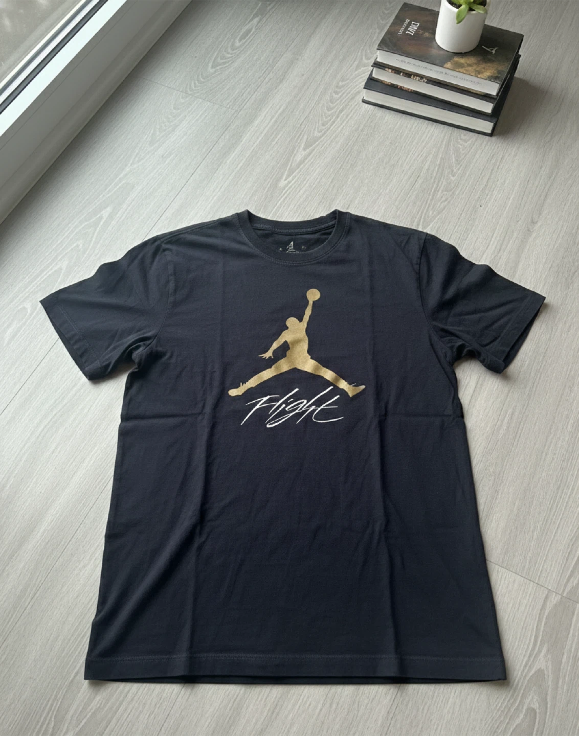 Jordan Flight T-Shirt - Black/Gold