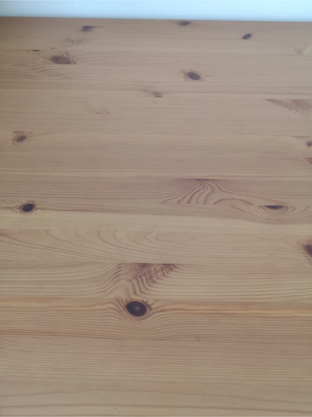 SALES! Ikea Lerhamn Pine Wood Dining Table with White Legs - photo 4