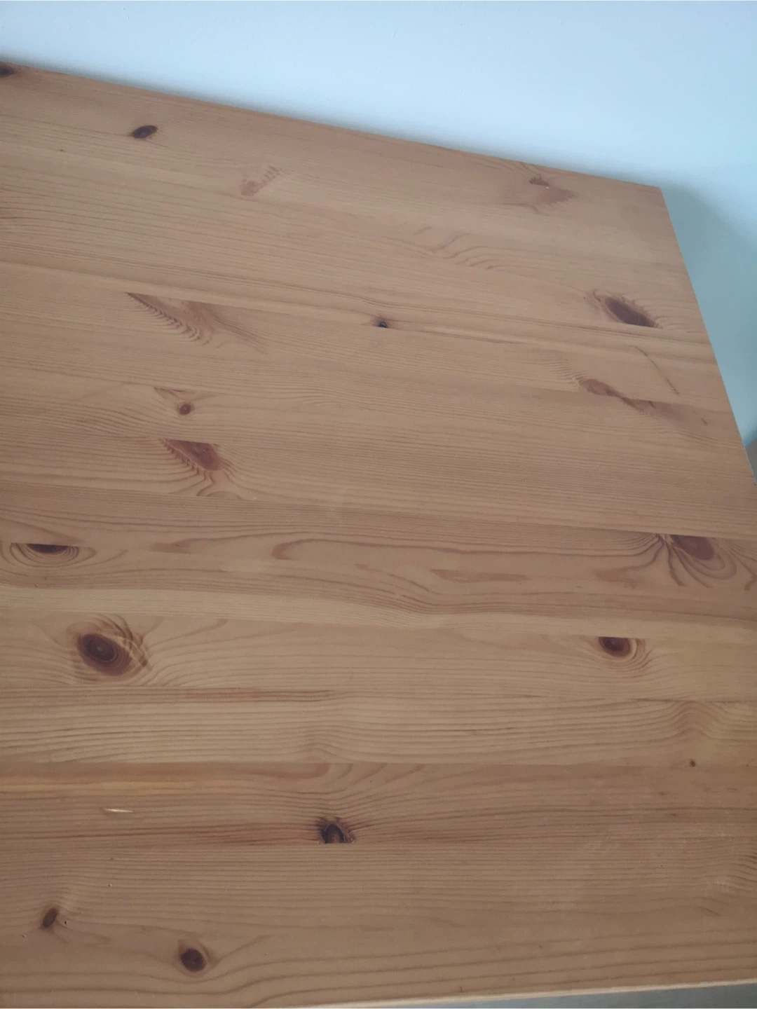 SALES! Ikea Lerhamn Pine Wood Dining Table with White Legs - photo 5