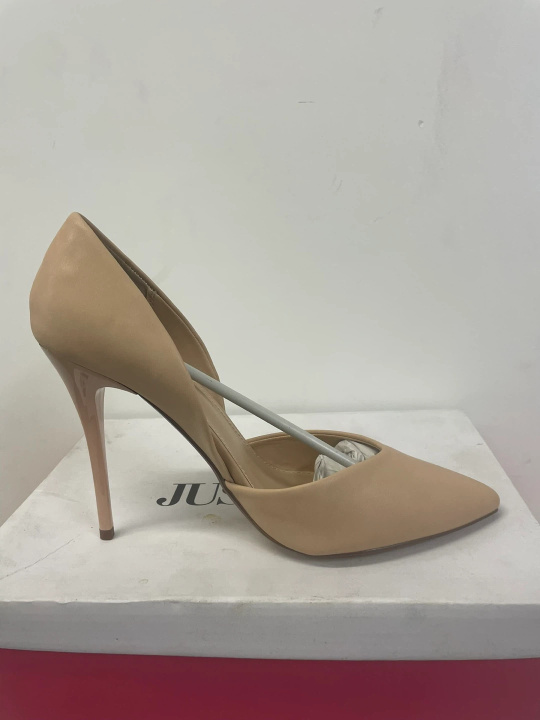 New Just Fab Maggy Nude Heels - US Size 10