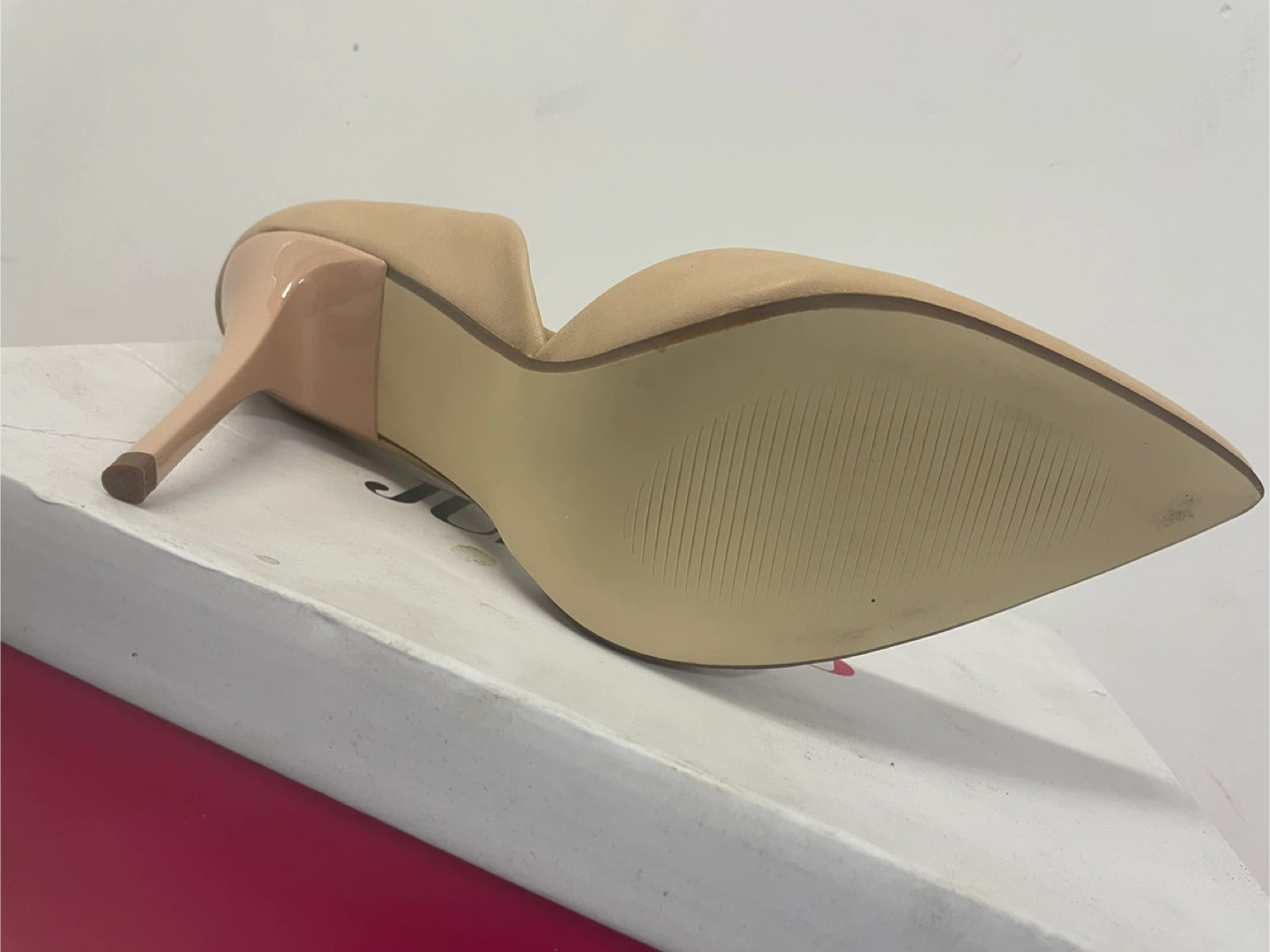 New Just Fab Maggy Nude Heels - US Size 10 - photo 3