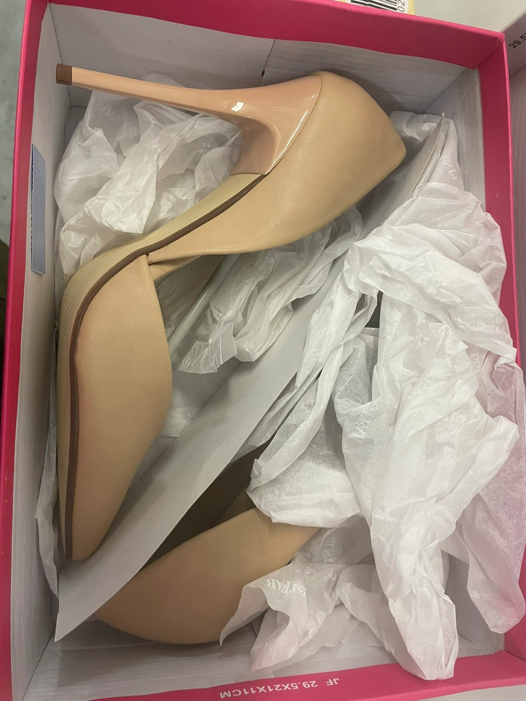 New Just Fab Maggy Nude Heels - US Size 10 - photo 4