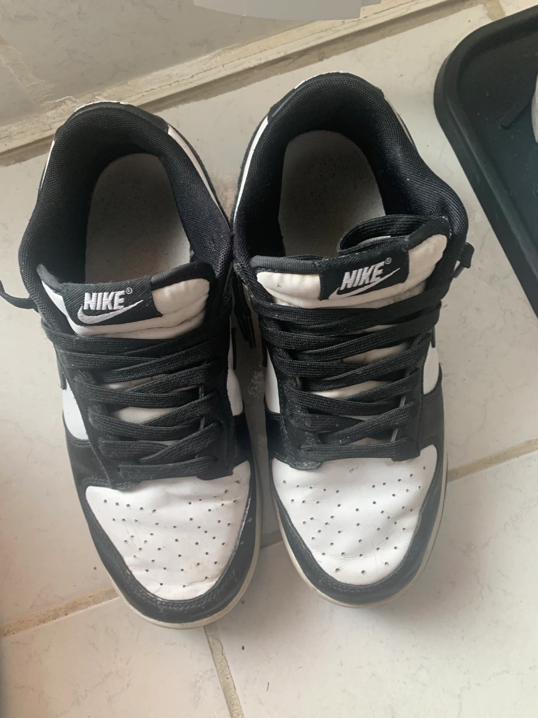 Nike Panda Dunk Low Black & White Size 8