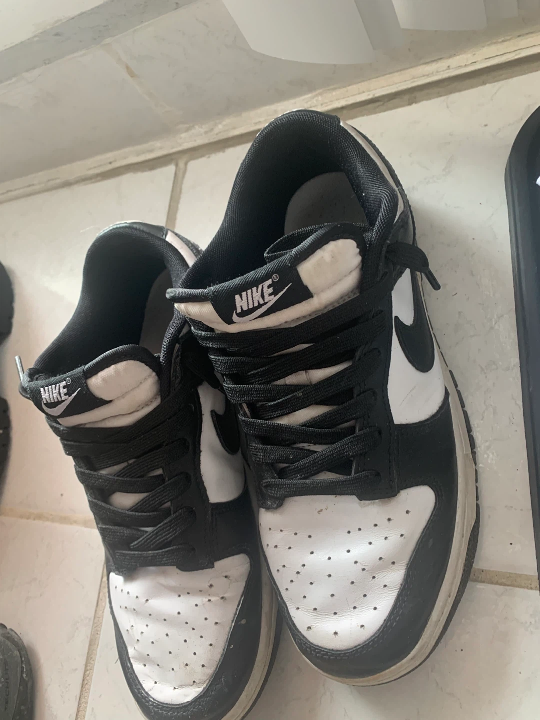 Nike Panda Dunk Low Black & White Size 8 - photo 4