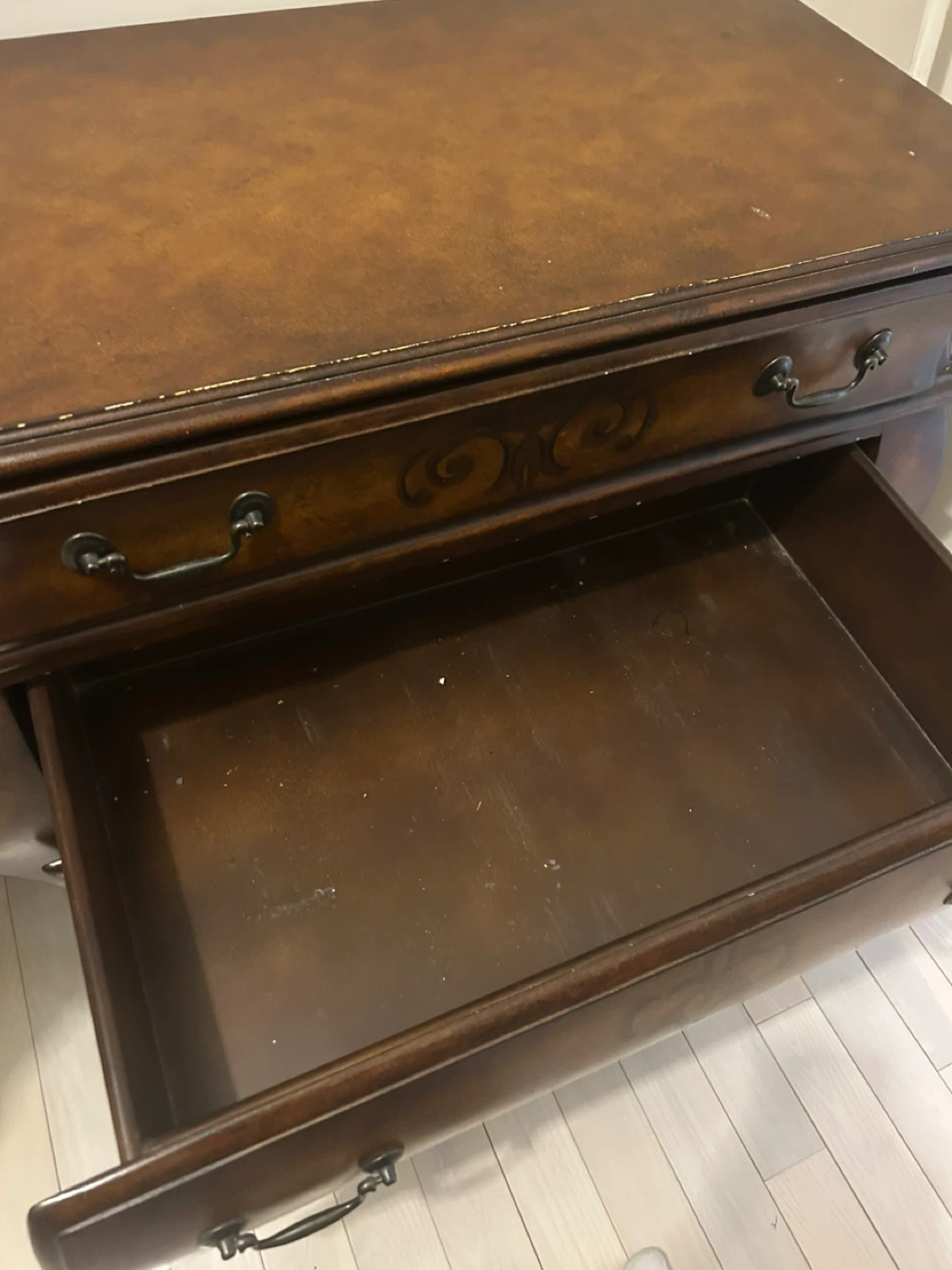 Dark Brown 3-Drawer Chest - photo 2