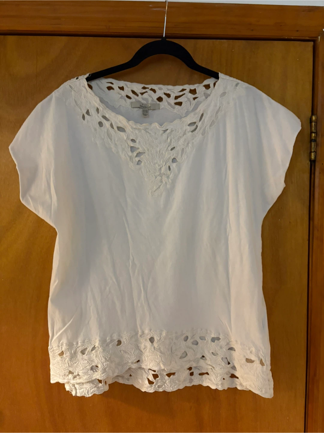White Zara T-shirt - Size M