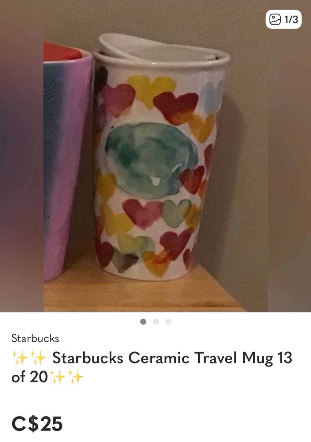 ✨✨Starbucks Ceramic Travel Mug 13 of 20 🏆