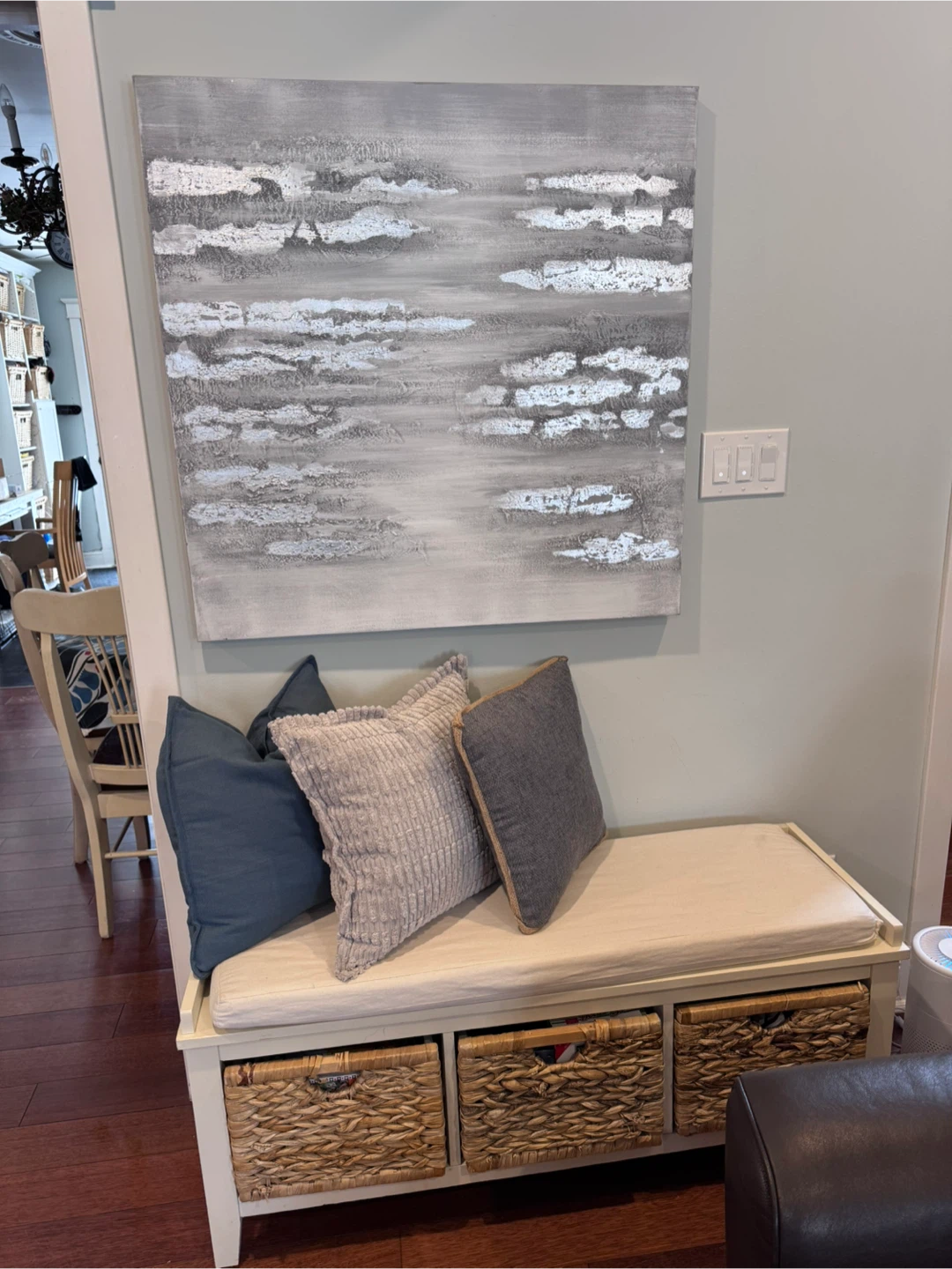 FINAL PRICE Textured Abstract Wall Art
