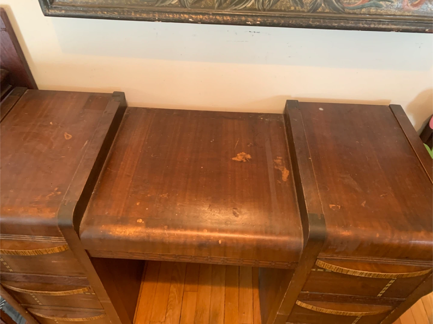 Vintage Art Deco Vanity Dresser Desk - photo 4