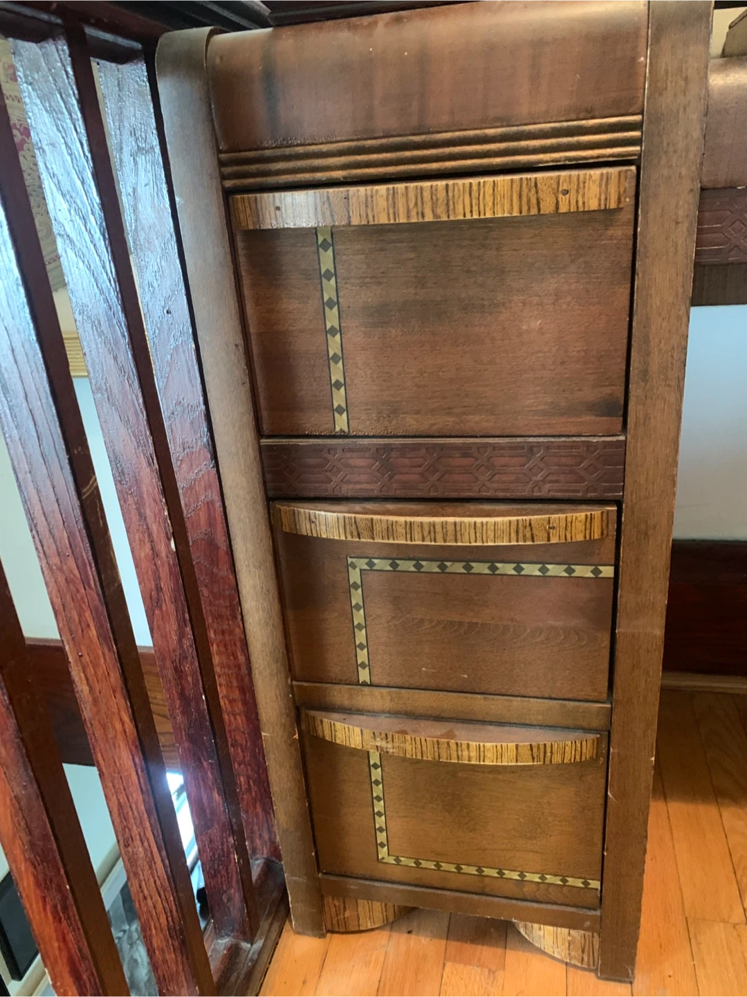Vintage Art Deco Vanity Dresser Desk - photo 3